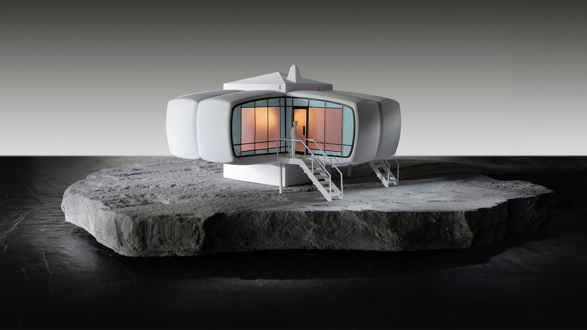 3d-druck modellbau kunststoffhaus - formscale